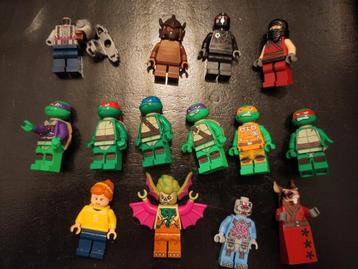 Lego Minifiguren - ninja Turtles, geen cracks beschikbaar voor biedingen