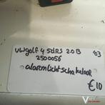 Vw Golf 4 2003  5drs 2.0 B Wagennr 2500056  Alarmlichtschake, Auto-onderdelen, Dashboard en Schakelaars, Gebruikt, -, -, Ophalen of Verzenden