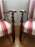 Garagesale: Antieke stoeltjes opnieuw bekleed, Ophalen