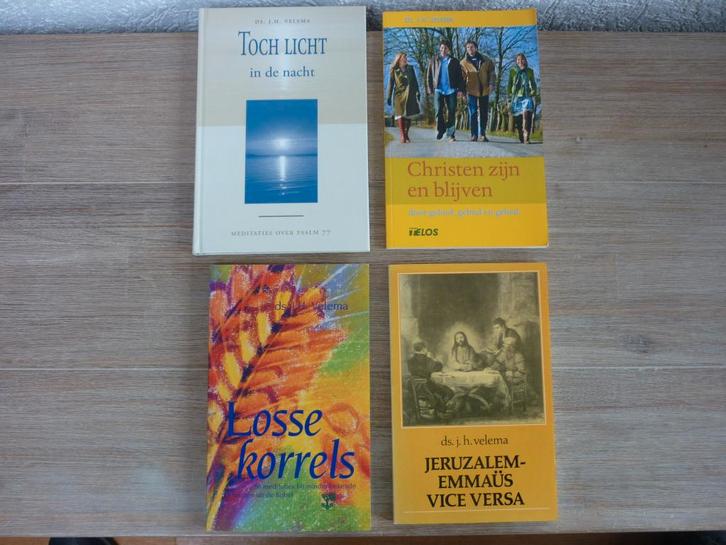Ds. H. Velema - Christen zijn en blijven - en andere, Boeken, Godsdienst en Theologie, Gelezen, Christendom | Protestants, Ophalen of Verzenden