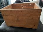 Industriële houten kist, Huis en Inrichting, Woonaccessoires | Kisten, Minder dan 50 cm, Zo goed als nieuw, 50 tot 75 cm, Overige houtsoorten