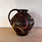 Vintage West Germany SAWA kruik vaas gesigneerd, Ophalen of Verzenden