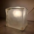 Ikea ice cube lamp || Iviken ijsblok vintage design, Minder dan 50 cm, Glas, Zo goed als nieuw, Ophalen