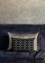 Set claudi kussens goud zwart, Ophalen of Verzenden, Zo goed als nieuw, Zwart, Rechthoekig