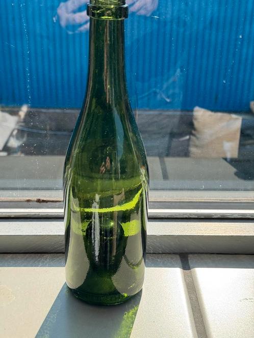 Bodemvondst 18e Grote Wijn fles mondgeblazen Met diepe ziel, Antiek en Kunst, Antiek | Glas en Kristal, Ophalen of Verzenden