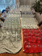 Grote partij diverse glazen, Ophalen, Glas of Glazen, Gebruikt, Glas