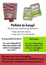 Pellets , hoogwaardige houtpellets te koop!, 6 m³ of meer, Ophalen, Overige houtsoorten, Blokken