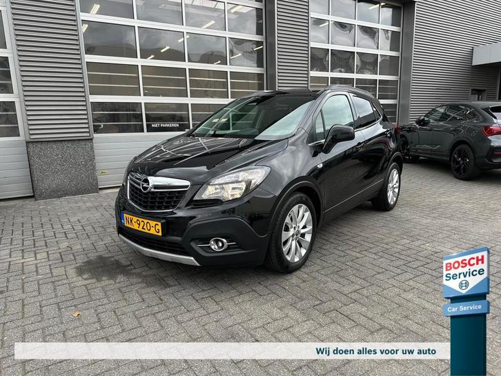 Opel Mokka 1.4 Turbo 140PK AUTOMAAT LEDER COSMO UITV., Auto's, Opel, Bedrijf, Te koop, Mokka, ABS, Airbags, Airconditioning, Boordcomputer