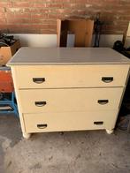 Antieke grenen commode, Ophalen, Gebruikt, 50 tot 100 cm, 3 of 4 laden