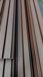 Partij weo60 teak gardenwall gevelbekleding  fiberdeck., Tuin en Terras, Palen, Balken en Planken, Ophalen, Nieuw, 250 cm of meer