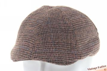 Voorgevormde panelenpet geruit roze bruin 57, 58, 59, 60 New beschikbaar voor biedingen