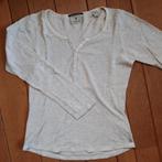 Maison Scotch t- shirt lange mouw ecru maat M, Kleding | Dames, Maat 38/40 (M), Beige, Zo goed als nieuw, Lange mouw
