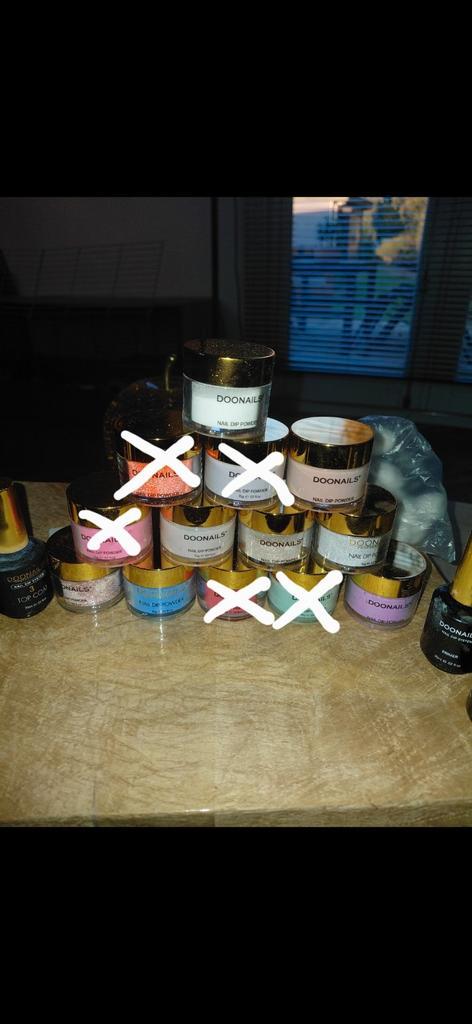 Doonails Dipping Powder set – 7 kleuren + accessoires, Sieraden, Tassen en Uiterlijk, Uiterlijk | Cosmetica en Make-up, Handen en Nagels