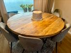 Prachtig mango houten eettafel met kruispoot 160cm, Huis en Inrichting, Tafels | Eettafels, Ophalen, Zo goed als nieuw, Vijf personen of meer