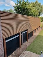 Rest 3,6m^2 composiet gevelbekleding panelen schutting, Ophalen, Kunststof, 1 tot 2 meter, Nieuw