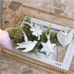 Mini Hobbyset Decoratie Kerstdecoratie Zilver Metaal, Verzenden, Nieuw