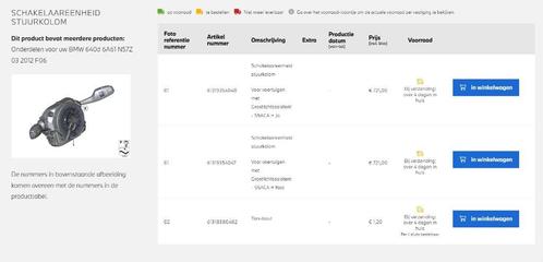 Schakelaareenheid stuurkolom 61319354048, Auto-onderdelen, Dashboard en Schakelaars, BMW, Nieuw, Ophalen of Verzenden