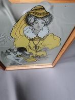 vintage spiegel, Huis en Inrichting, Woonaccessoires | Spiegels, Minder dan 50 cm, Gebruikt, Ophalen of Verzenden, Minder dan 100 cm