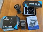 Podcast set: 3x Devine M-MIC XLR BK + Zoom PodTrak P4 – Zo g, Muziek en Instrumenten, Microfoons, Ophalen of Verzenden, Nieuw