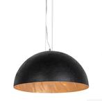 Qazqa Magna hanglamp zwart/goud - 50cm, Ophalen, Zo goed als nieuw