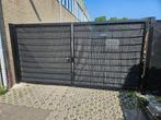 2x set Staafmat hek poort, Tuin en Terras, Ophalen of Verzenden, Gebruikt, IJzer, Enkelstaafmat hekwerk