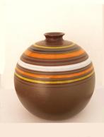 Aldo Londi Bitossi Rosenthal Netter vase with stripes, Antiek en Kunst, Antiek | Keramiek en Aardewerk, Ophalen of Verzenden