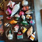 Antieke kerstballen auto bloem deukbal vis ster bel etc, Diversen, Kerst, Ophalen of Verzenden, Gebruikt