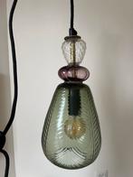 Sissy Boy Hanglamp - Groen/Paars Glas, Huis en Inrichting, Ophalen, Zo goed als nieuw, Glas, Minder dan 50 cm
