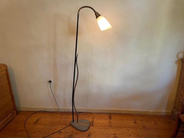 Vloerlamp Schemerlamp Staande Lamp Mid Century Frans, Antiek en Kunst, Antiek | Lampen, Ophalen of Verzenden