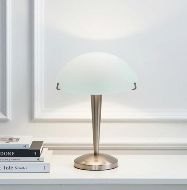 Mid-Century Modern Mushroom Lamp – Iconisch Vintage Design, Huis en Inrichting, Lampen | Tafellampen, Zo goed als nieuw, Minder dan 50 cm