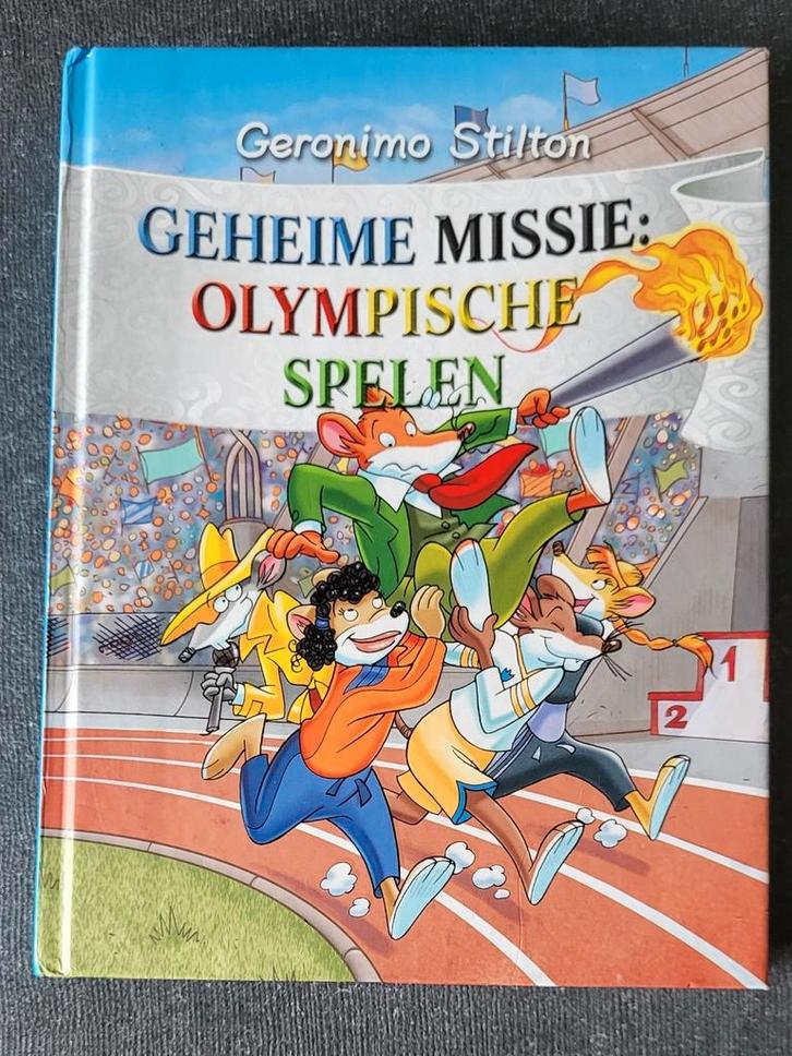 Geronimo Stilton - Geheime missie: Olympische Spelen, Boeken, Kinderboeken | Jeugd | onder 10 jaar, Zo goed als nieuw, Non-fictie