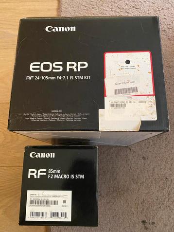 Canon EOS RP + RF 85mm F2 - Zo goed als nieuw! beschikbaar voor biedingen