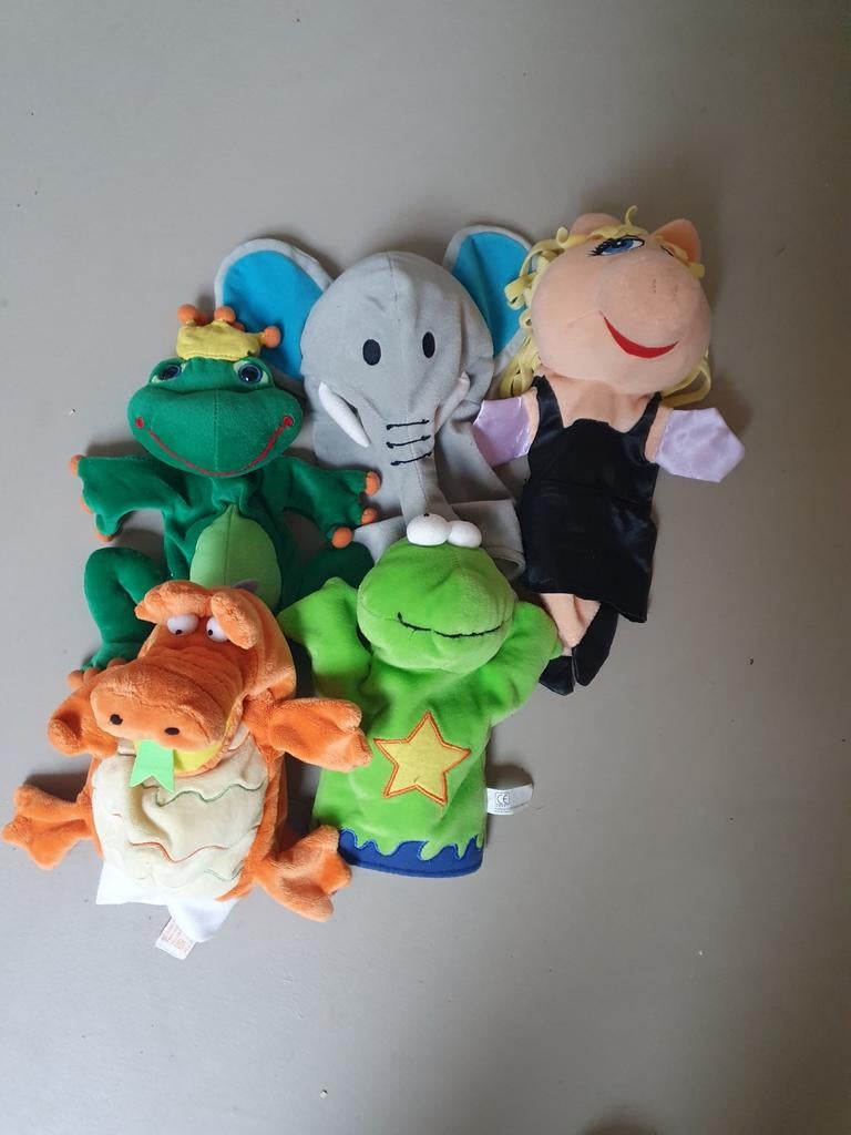 Handpoppen van diverse merken, Ophalen of Verzenden, Gebruikt, Overige typen