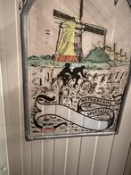 Motobecane reclame glas in lood, Verzamelen, Reclamebord, Gebruikt, I, Ophalen of Verzenden