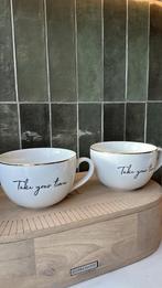 H&M porseleinen grote mokken, Ophalen, Zo goed als nieuw, Overige stijlen, Kop(pen) en/of Schotel(s)