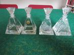 4x kerst kristal karaf Riva / Bari met stolp nieuwstaat, Antiek en Kunst, Antiek | Glas en Kristal, Ophalen of Verzenden