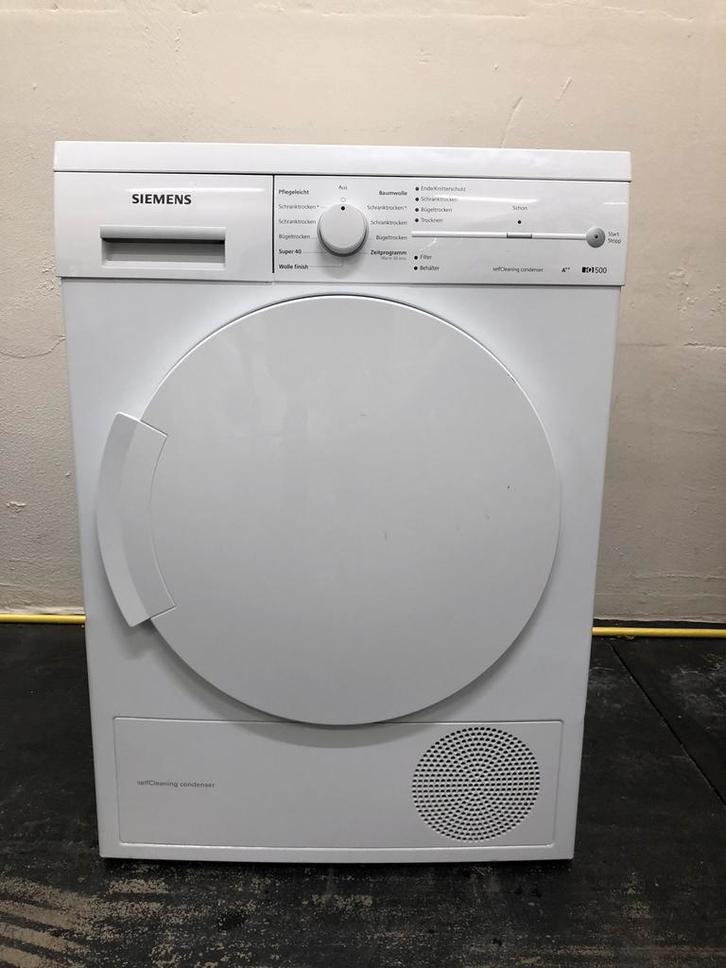 €259 A++ 7/8kg warmtepomp droger Siemens iQ500 Met garantie, Witgoed en Apparatuur, Wasdrogers, Zo goed als nieuw, Overige typen