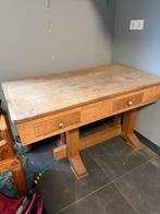Houten tafel / bureau Cm123lx70bx79h, Antiek en Kunst, Ophalen