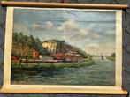 Het Maasdal bij de Sint-Pietersberg, Antiek en Kunst, Antiek | Schoolplaten, Ophalen of Verzenden, Stad- en Dorpsgezichten