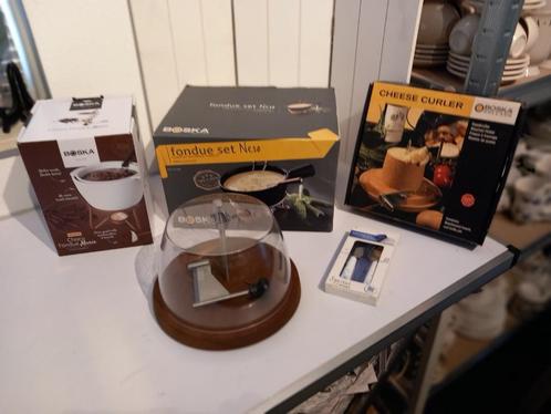 Boska curler, Fondue, pizza set en kaasmesjes., Huis en Inrichting, Keuken | Keukenbenodigdheden, Zo goed als nieuw, Ophalen of Verzenden