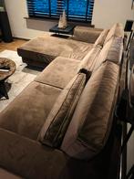 Luxe bank + sofa, Stof, Ophalen of Verzenden, Zo goed als nieuw