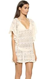 eberjey malena coverup mini strand tuniek jurk | s/m, Verzenden, Nieuw, Overige typen