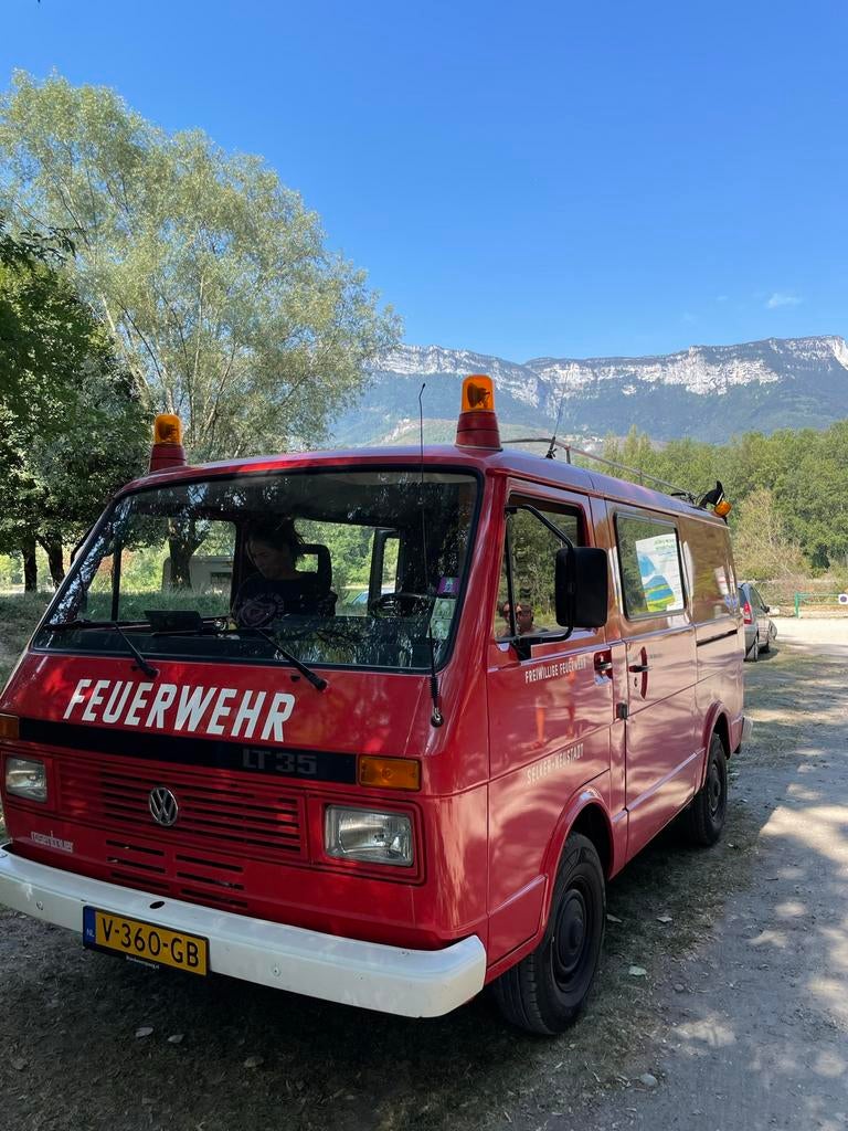 Volkswagen LT35 Brandweer Camper (1987), Koelkast, Volkswagen, Tot en met 2, Handgeschakeld