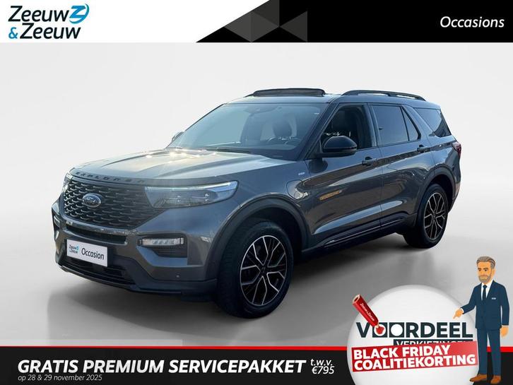 Ford Explorer 3.0 V6 EcoBoost PHEV ST-Line | Winter + zomers, Auto's, Ford, Bedrijf, Te koop, Explorer, 360° camera, 4x4, ABS
