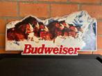 Budweiser metal sign, Verzamelen, Ophalen of Verzenden, Gebruikt, Reclamebord, Plaat of Schild, Overige merken