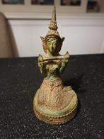 Verdigris gegoten metalen beeld Thaise prins, Ophalen of Verzenden, Zo goed als nieuw, Religie