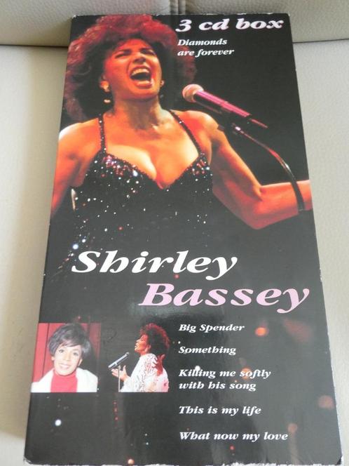 Shirley Bassey - 3 - CD Box Diamonds are forever, Cd's en Dvd's, Cd's | Jazz en Blues, Zo goed als nieuw, Jazz, 1980 tot heden