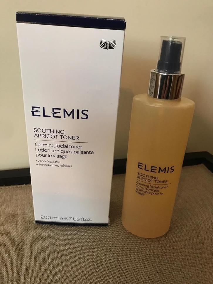 Elemis (36,- = 22,50) Soothing Apricot Toner 200ml., Sieraden, Tassen en Uiterlijk, Uiterlijk | Gezichtsverzorging, Nieuw, Verzorging