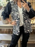 Zomer zebraprint blazer zwart/wit, Ophalen of Verzenden, Nieuw, Maat 42/44 (L), Zwart