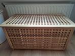 Ikea Hol opbergkist / tafel - massief acacia, Ophalen, 50 tot 100 cm, 50 tot 75 cm, Zo goed als nieuw